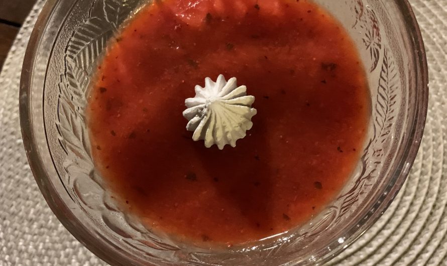 Soupe de fraises en Provence